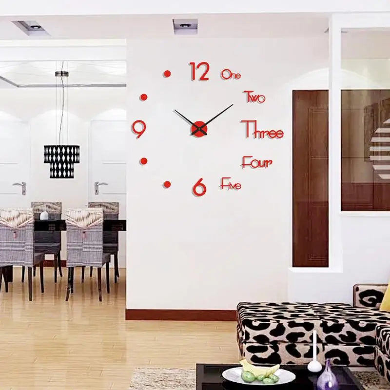 Luminous DIY Wall Clock Glow In The Dark Silent Non Ticking Perfect For Home Office Wall Decor