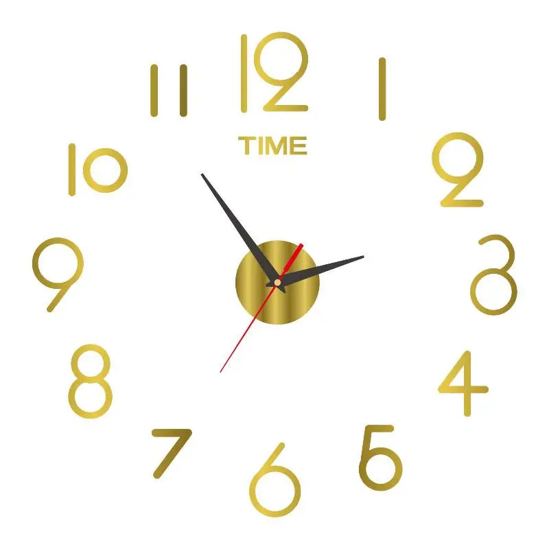 Luminous DIY Wall Clock Glow In The Dark Silent Non Ticking Perfect For Home Office Wall Decor