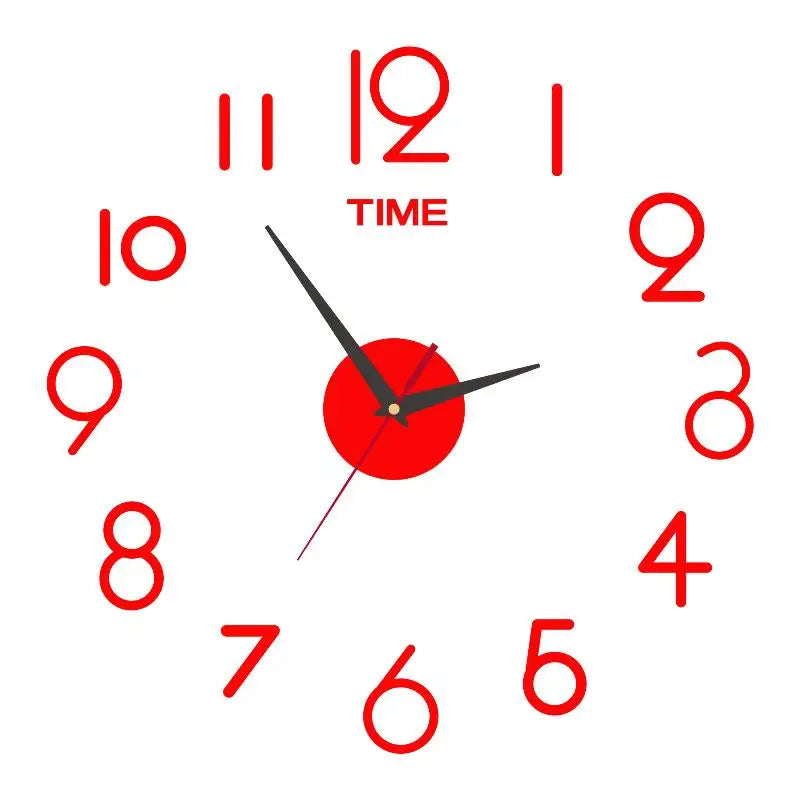 Luminous DIY Wall Clock Glow In The Dark Silent Non Ticking Perfect For Home Office Wall Decor