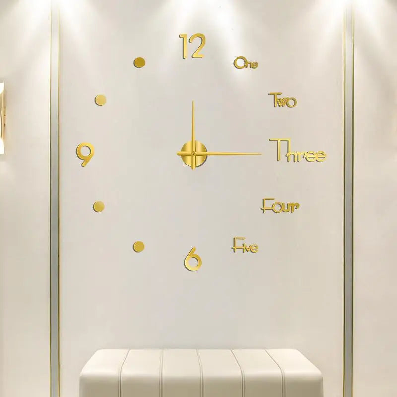 Luminous DIY Wall Clock Glow In The Dark Silent Non Ticking Perfect For Home Office Wall Decor