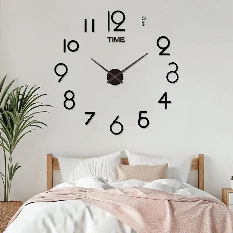 Luminous DIY Wall Clock Glow In The Dark Silent Non Ticking Perfect For Home Office Wall Decor