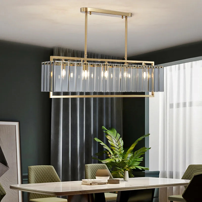 Modern Luxury K9 Crystal Chandelier For Living Room LED Pendant Light Hotel Restaurant Ceiling Hanging Lamp Suspension Luminaire