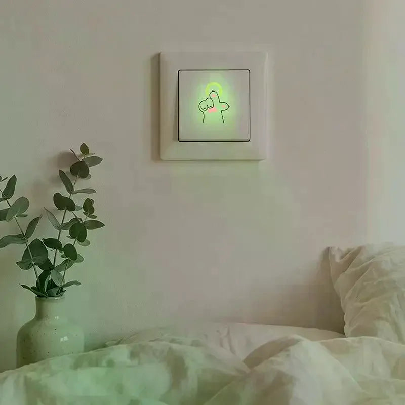 Indicator Button Luminous Stickers Suitable For Switch, Stairs, Motorcycle, Glow-in-the-Dark Wall Decals, Home Decor