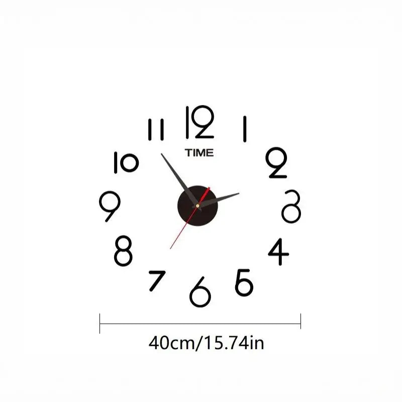 Luminous DIY Wall Clock Glow In The Dark Silent Non Ticking Perfect For Home Office Wall Decor