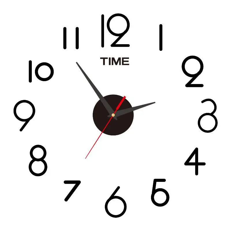 Luminous DIY Wall Clock Glow In The Dark Silent Non Ticking Perfect For Home Office Wall Decor