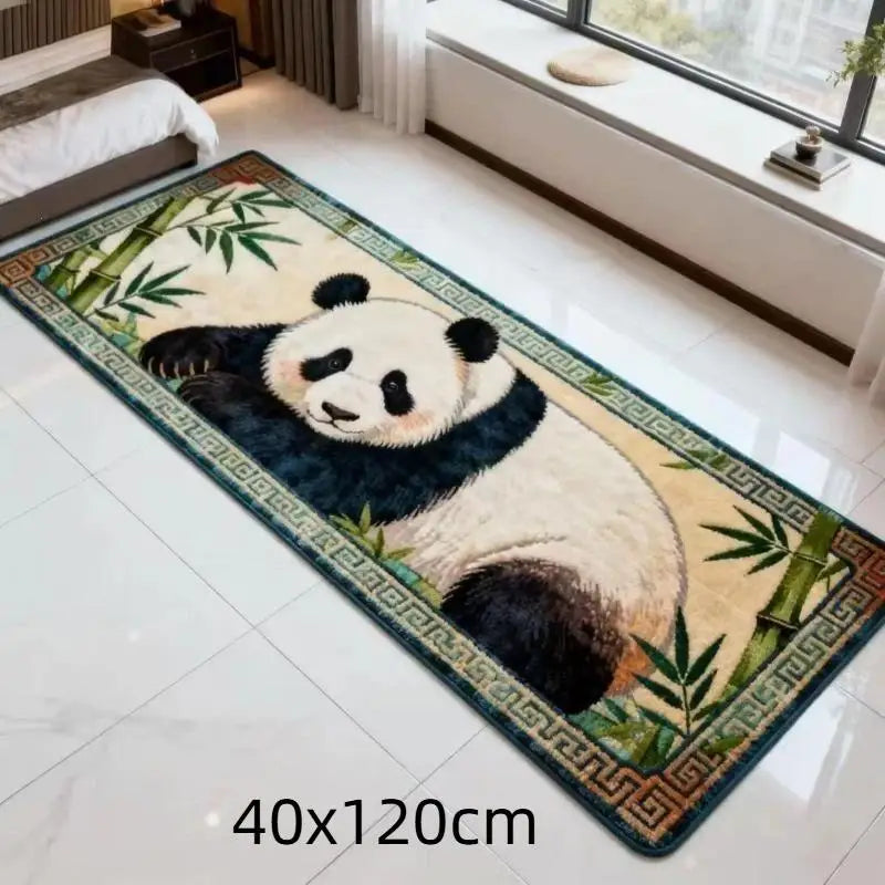 Soft Fluffy Tiger Shaped Area Rug Thick Plush Non Slip Backing Perfect For Bedroom Living Room Home Decor