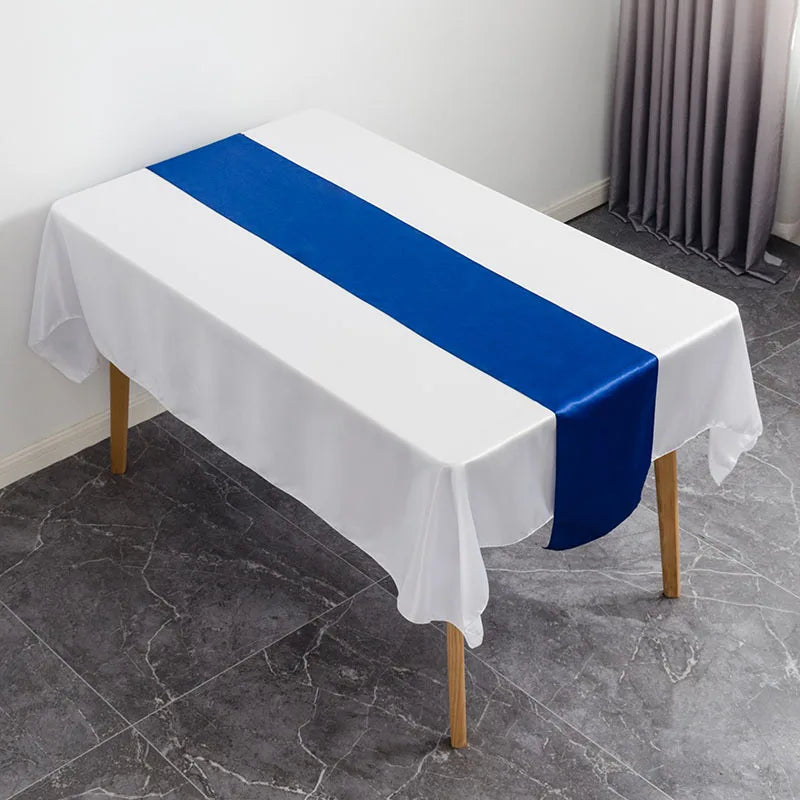 Satin Table Runner Wedding Decoration For Modern Birthday Party Hotel Show Banquet Luxury Design Nice Pattern Wholesale